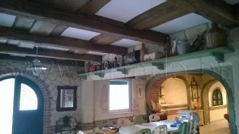 hrastove grede u restoranu