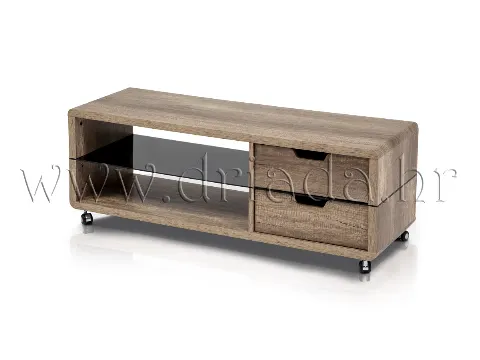 Industrial vintage tv stolić