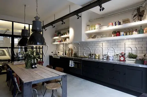 Industrial chic kuhinja