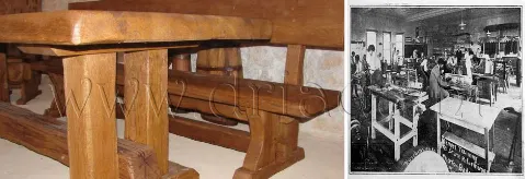 Hrastove klupe i stolovi