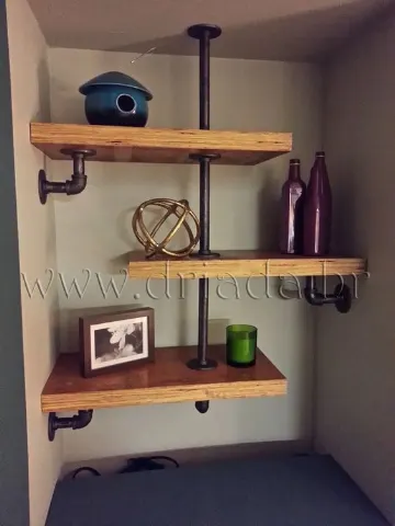 Industrial chic polica